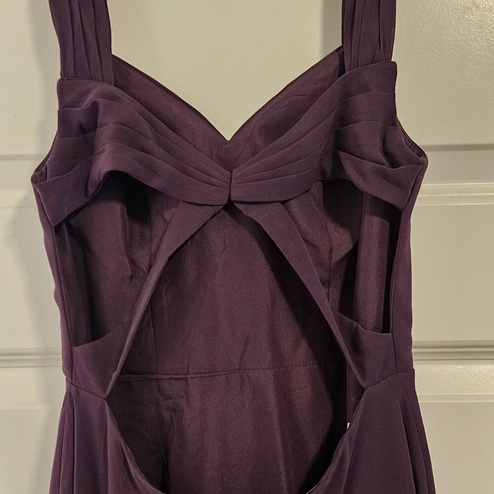 Azazie Nahrin plum bridesmaid dress - Picture 2 of 4